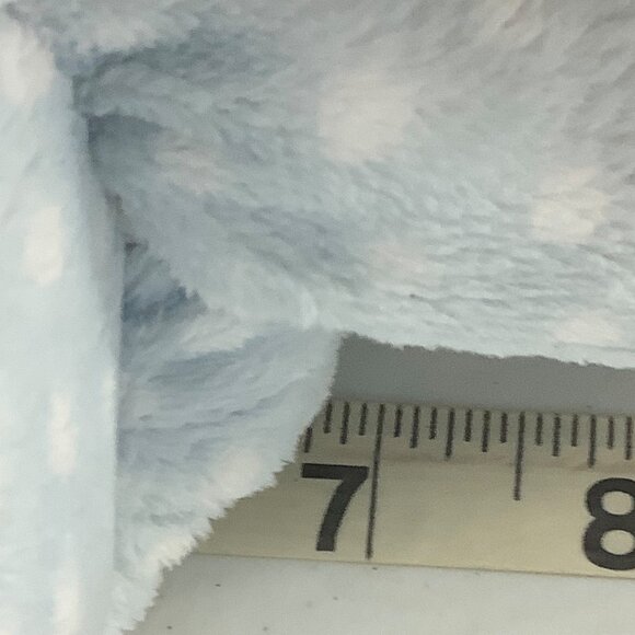 Mr Sock T Pus Octopus Plush Lovey Rattle Crinkle Toy Polka Dots Baby Aspen 7"x15 - Picture 7 of 8